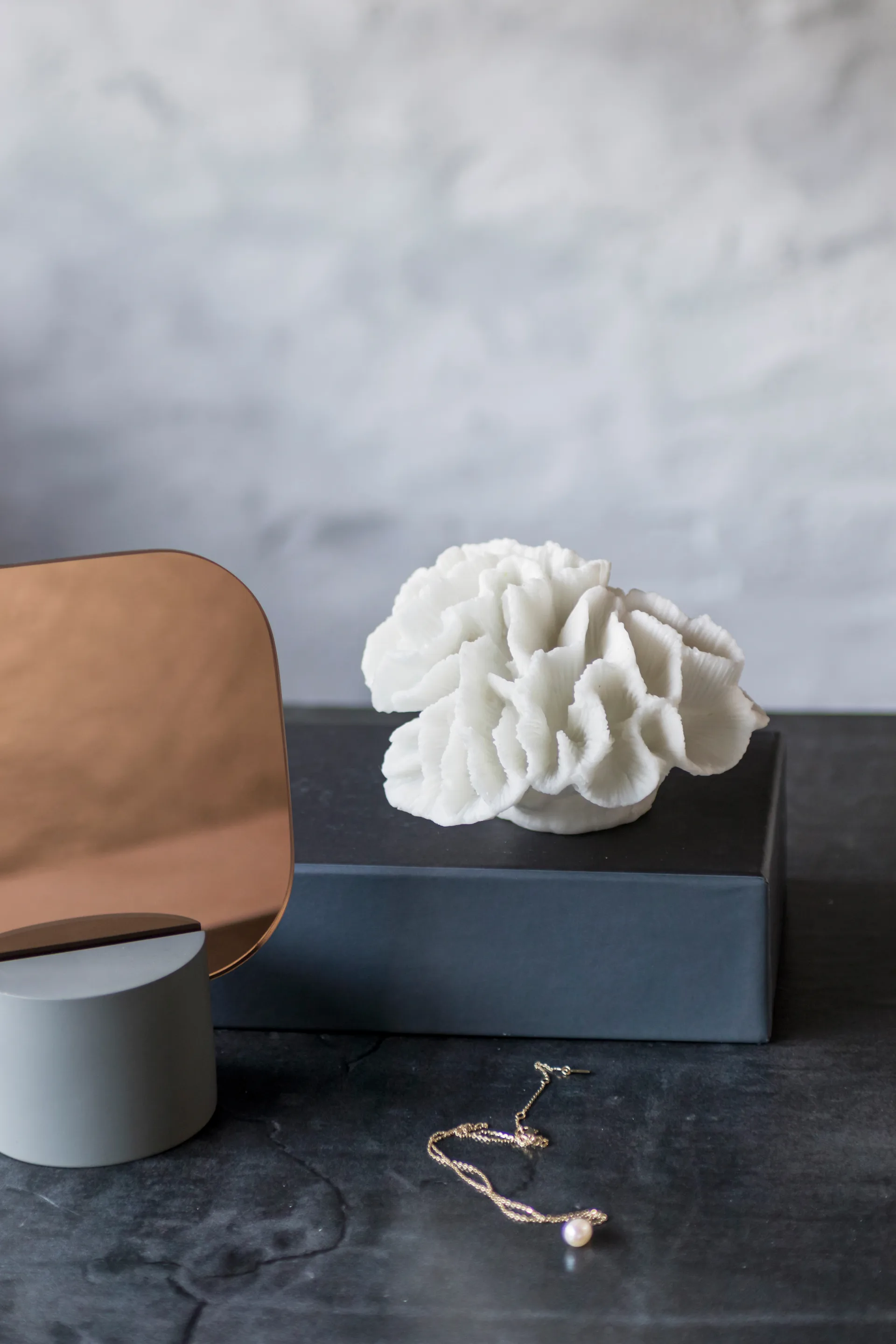 Decoración Coral gills, White Mette Ditmer