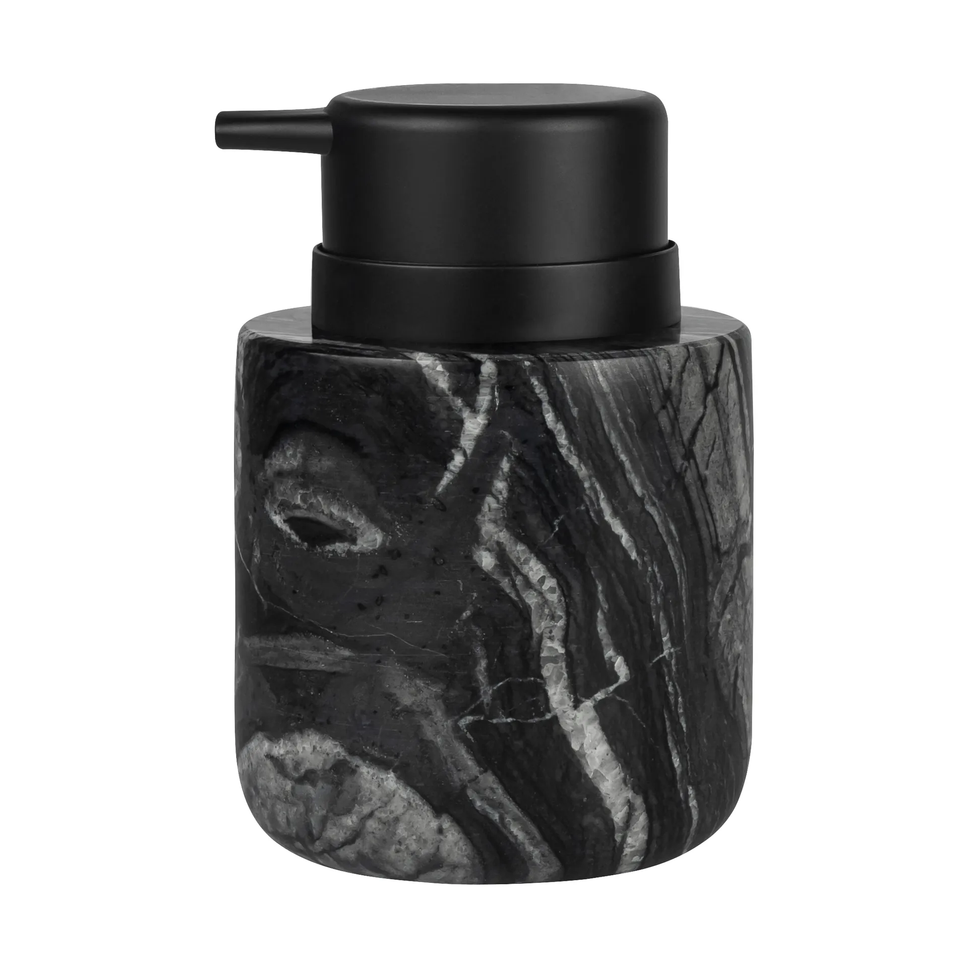Dispensador de jabón Marble 12,5 cm, Negro-gris Mette Ditmer