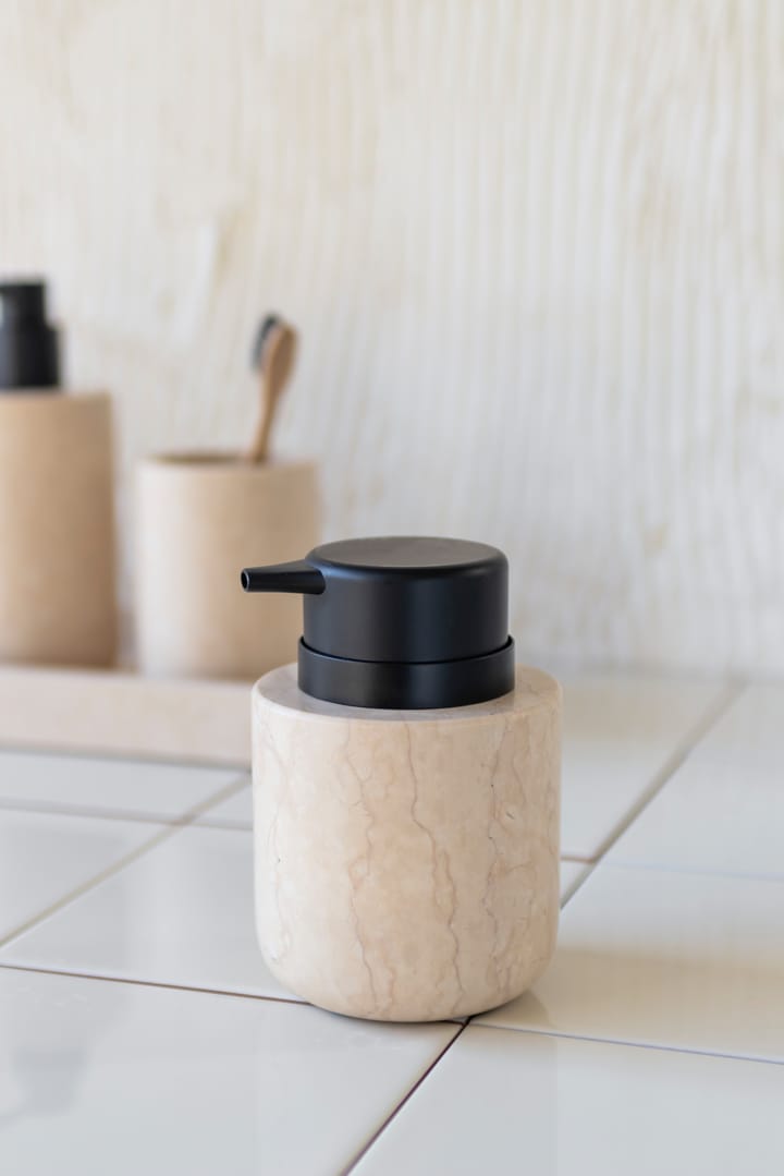 Dispensador de jabón Marble 12,5 cm, Sand Mette Ditmer