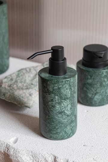 Dispensador de jabón Marble 17,5 cm - Dark forest - Mette Ditmer