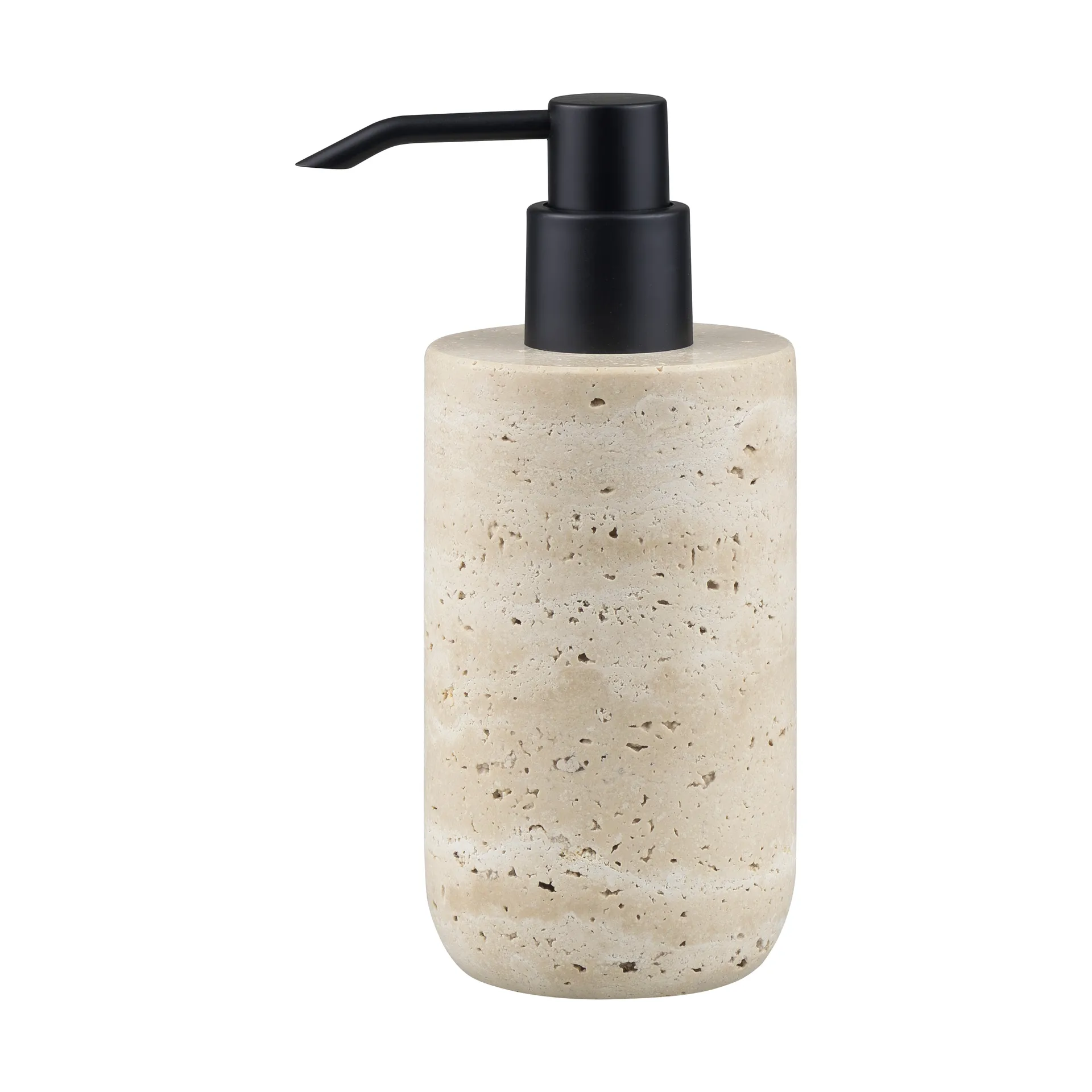 Dispensador de jabón Travertine 17,5 cm, Linen Mette Ditmer