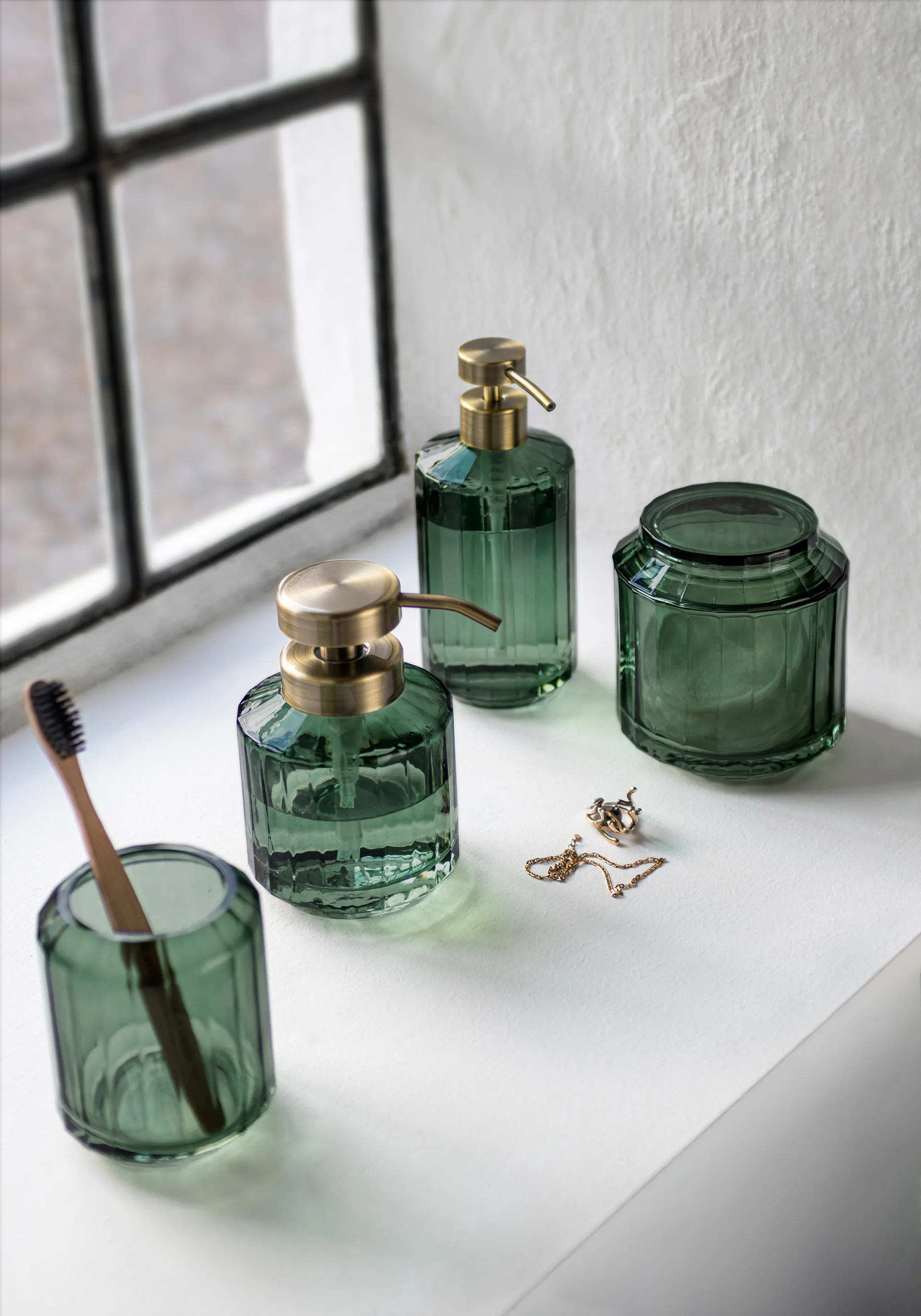 Dispensador de jabón Vision alto, Dark forest Mette Ditmer