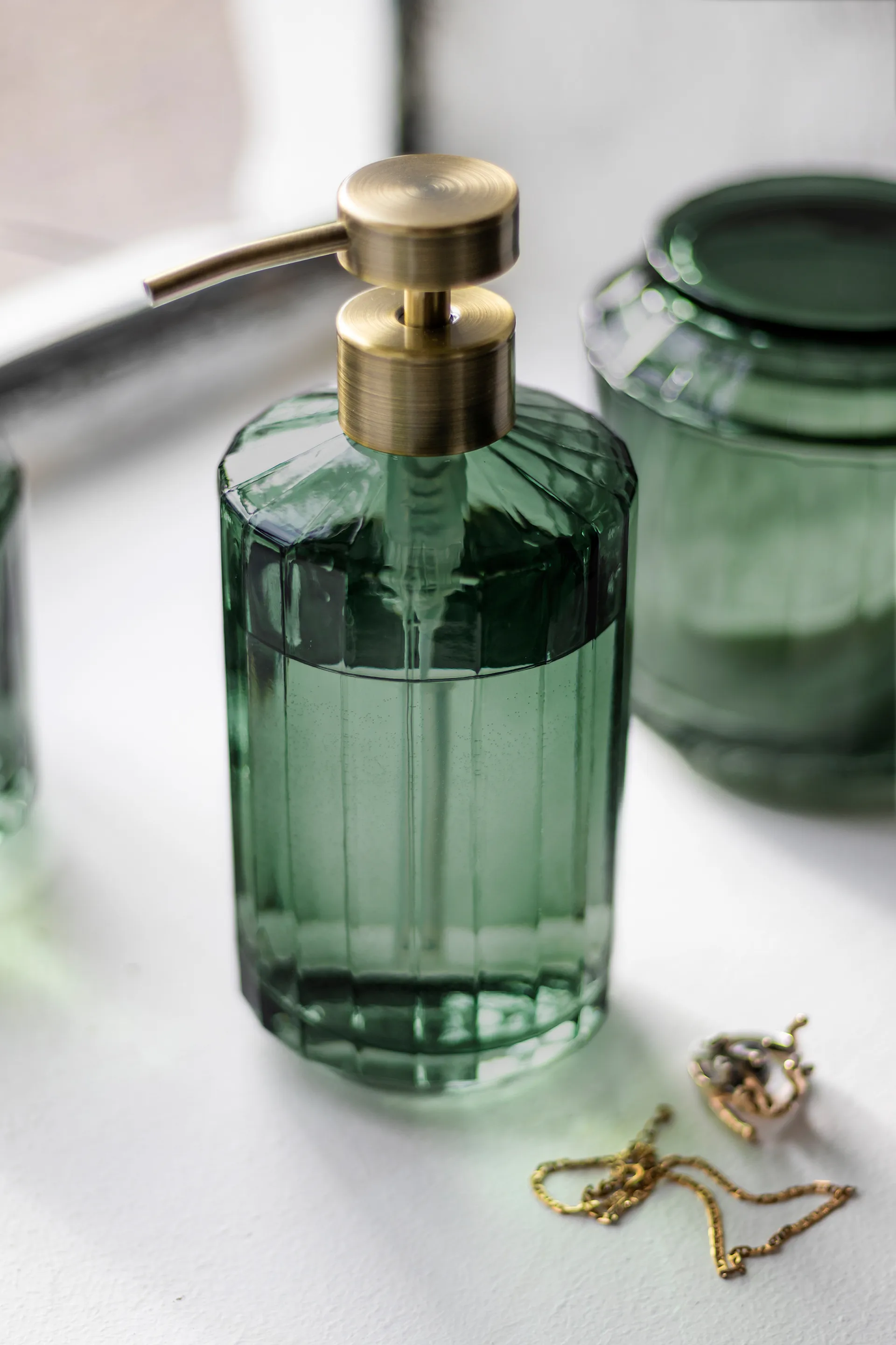 Dispensador de jabón Vision alto, Dark forest Mette Ditmer