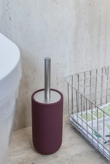 Escobilla de baño Lotus play, incl. 2 cabezales de cepillo - Wine - Mette Ditmer