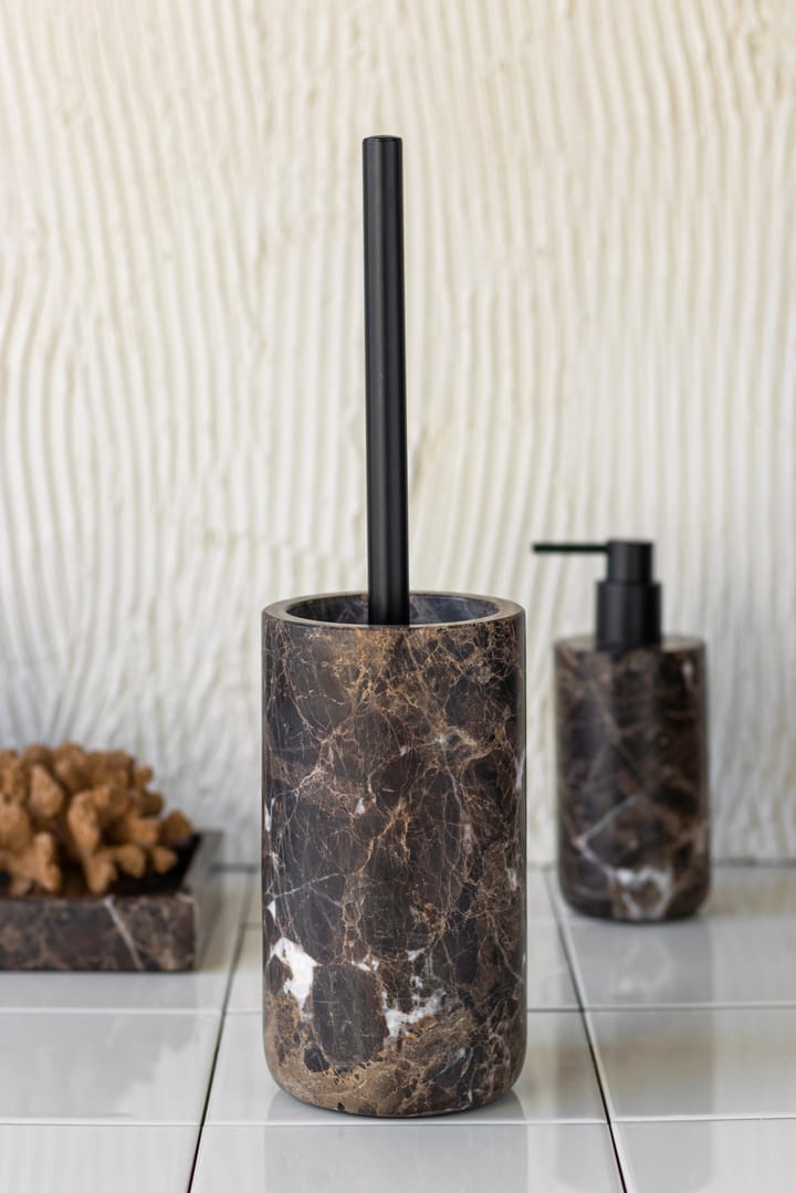 Escobilla de baño Marble 36 cm, Marrón Mette Ditmer
