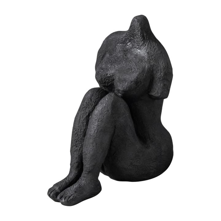 Escultura Art piece mujer sentada 14 cm - Black - Mette Ditmer