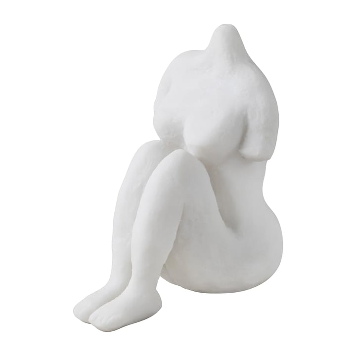 Escultura Art piece mujer sentada 14 cm - Off-white - Mette Ditmer