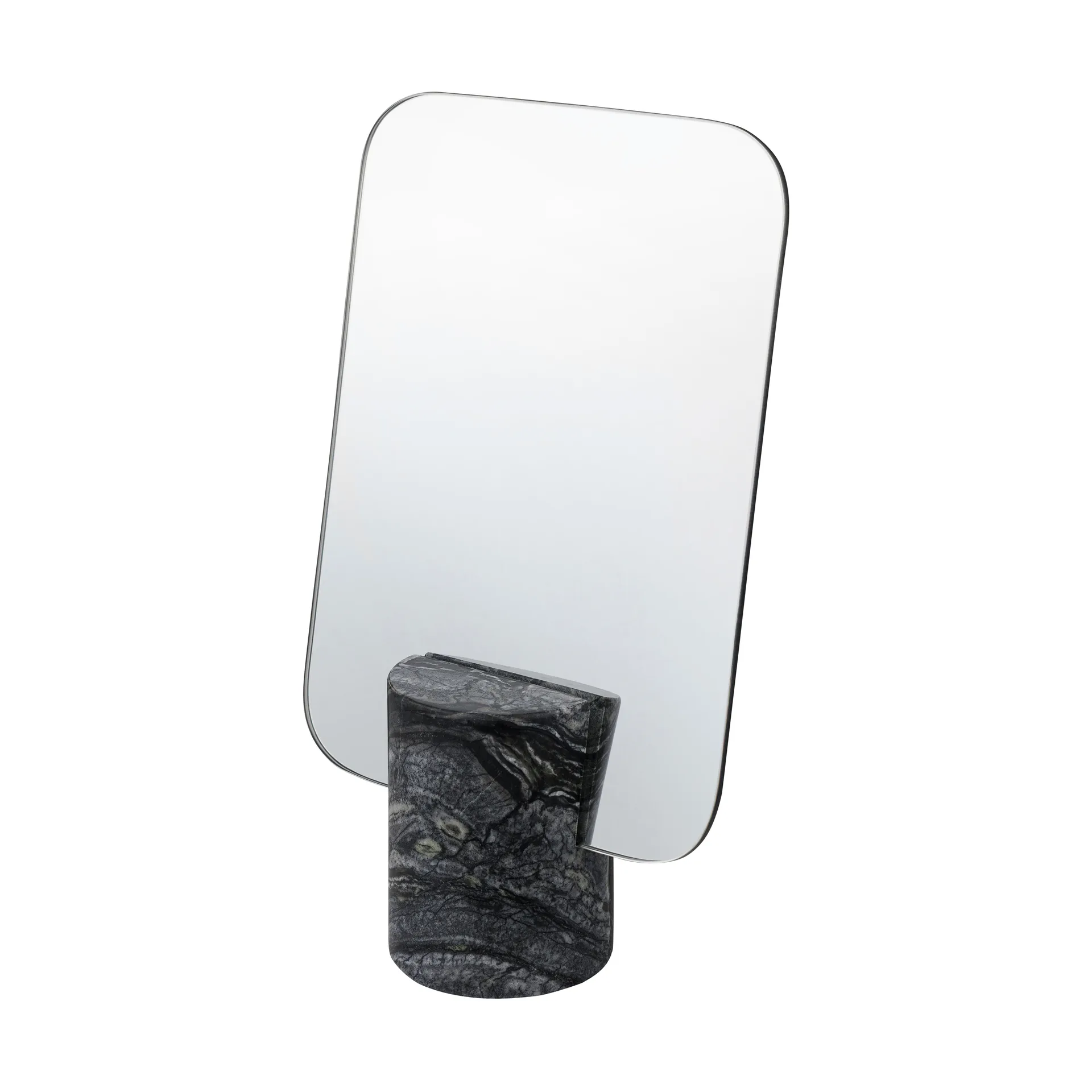 Espejo de mesa Marble, Black-grey, 30 cm Mette Ditmer