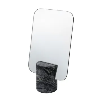 Espejo de mesa Marble - Black-grey, 30 cm - Mette Ditmer