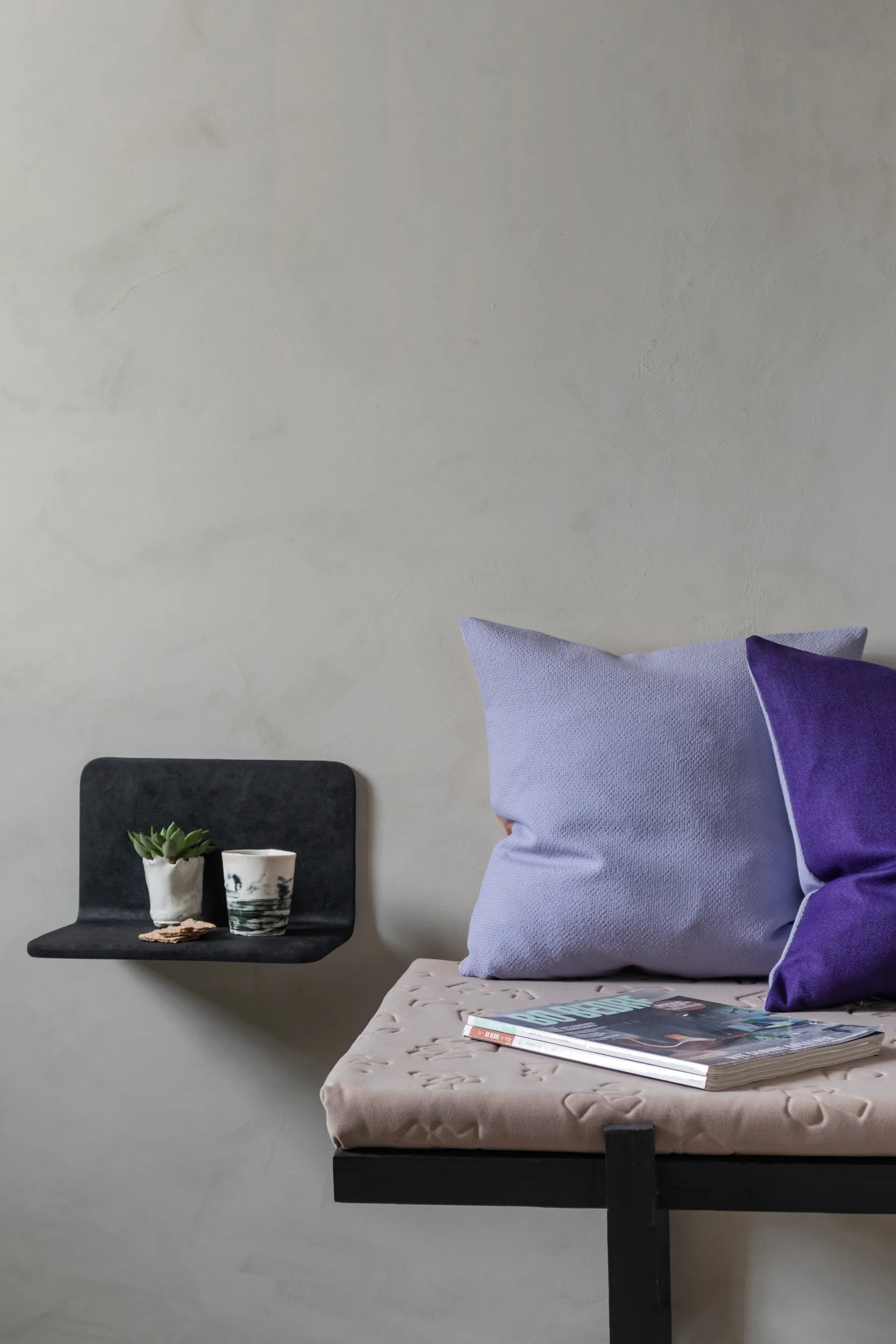 Estantería de pared Art Studio side shelf, Black Mette Ditmer