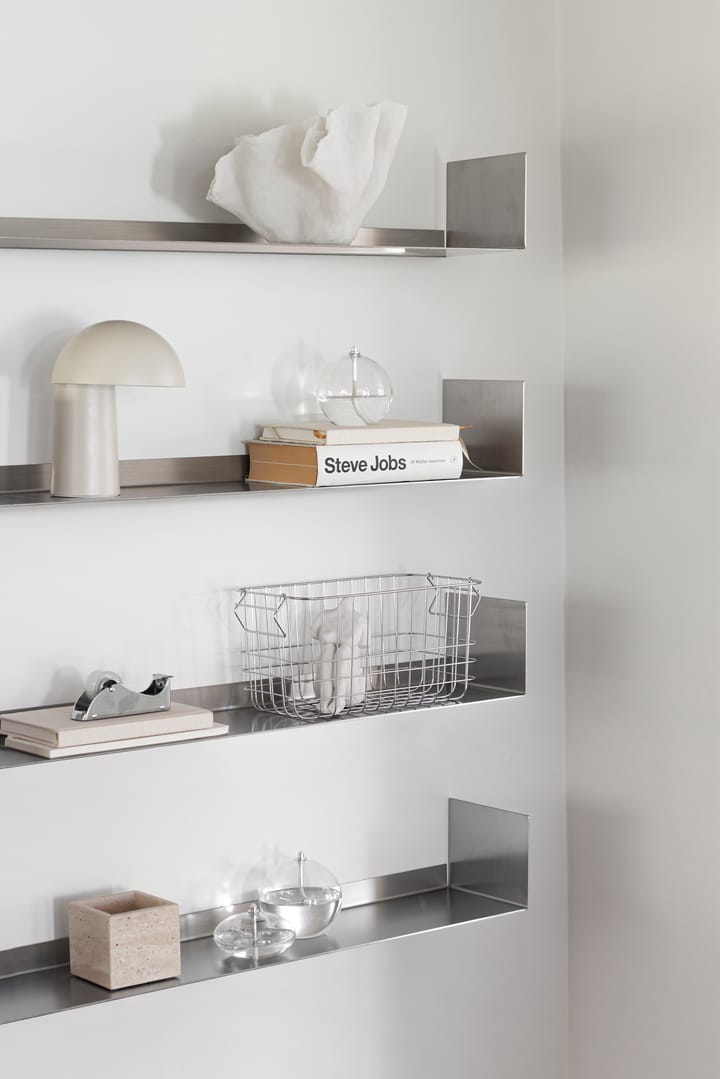 Estantería de pared Float 80,5 cm, Steel Mette Ditmer