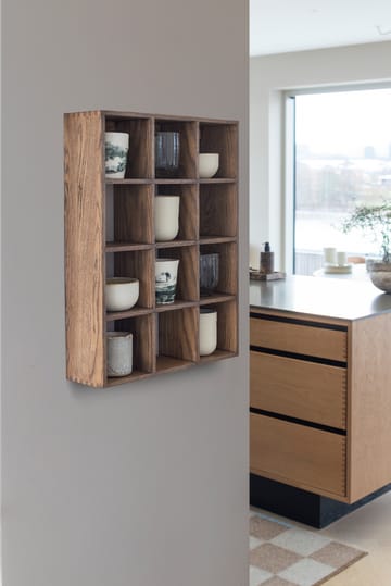 Estantería de pared Showcase 40x53 cm - Dark oiled oak - Mette Ditmer