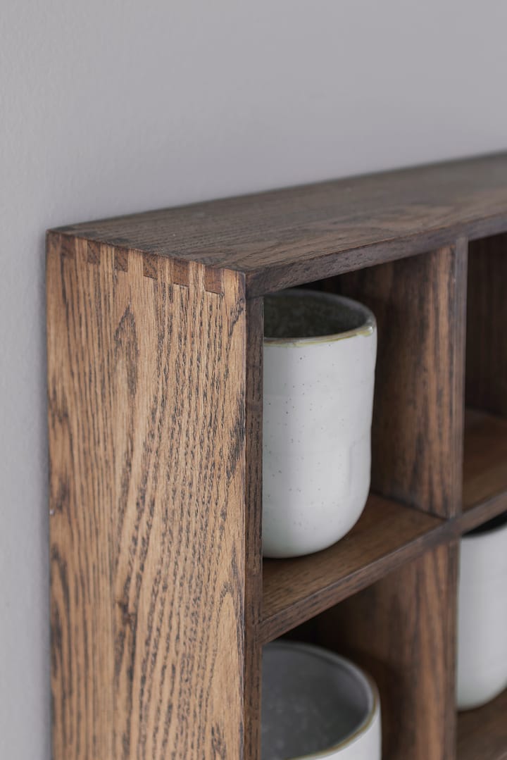 Estantería de pared Showcase 40x53 cm, Dark oiled oak Mette Ditmer