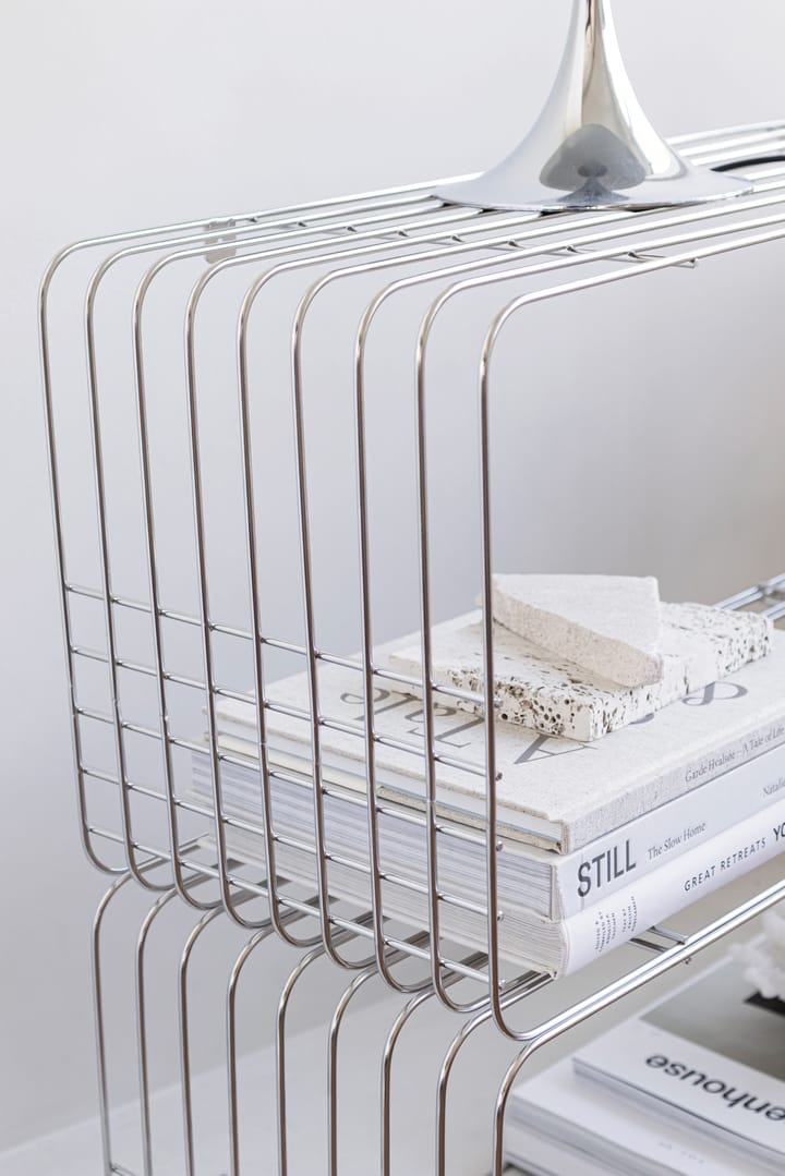 Estantería Wire 31x70x26 cm, Chrome Mette Ditmer