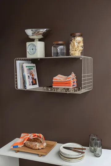 Estantería Wire - Arena, 31×70×26 cm - Mette Ditmer