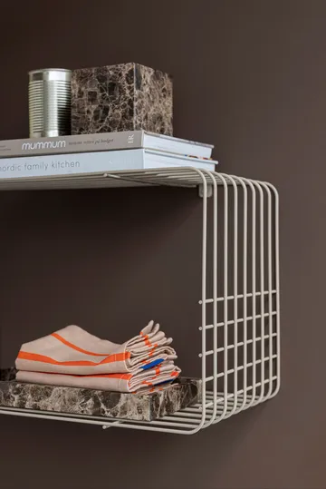 Estantería Wire - Arena, 31×70×26 cm - Mette Ditmer