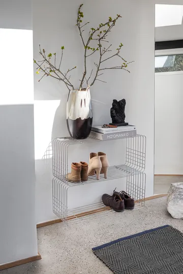 Estantería Wire - Chrome, 31x70x26 cm - Mette Ditmer