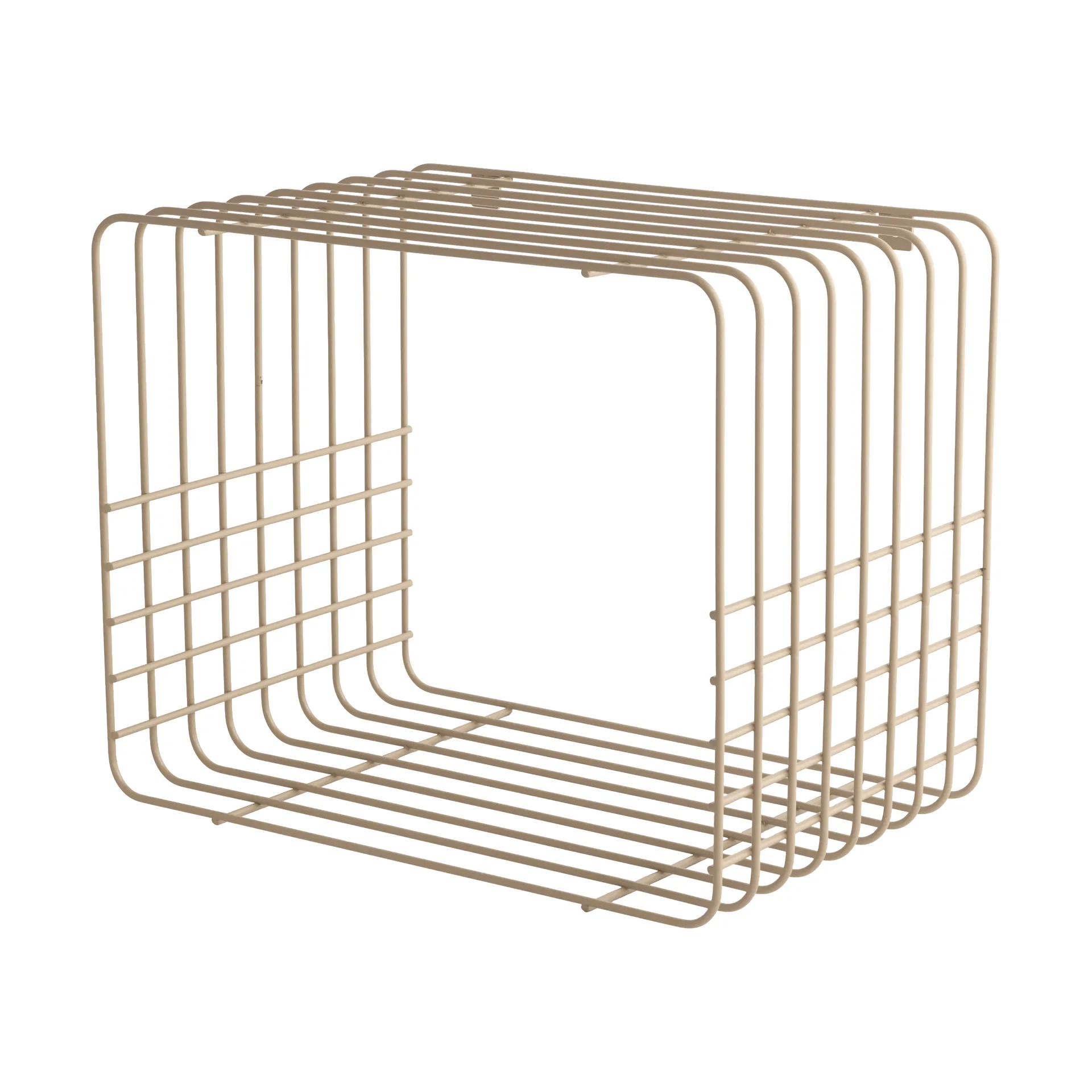 Estantería Wire, Short, beige, 26x38x30,5 cm Mette Ditmer