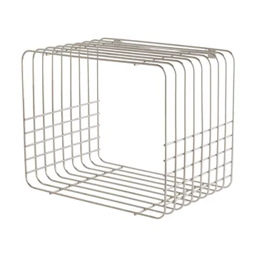 Estantería Wire - Short, chrome, 26x38x30,5 cm - Mette Ditmer