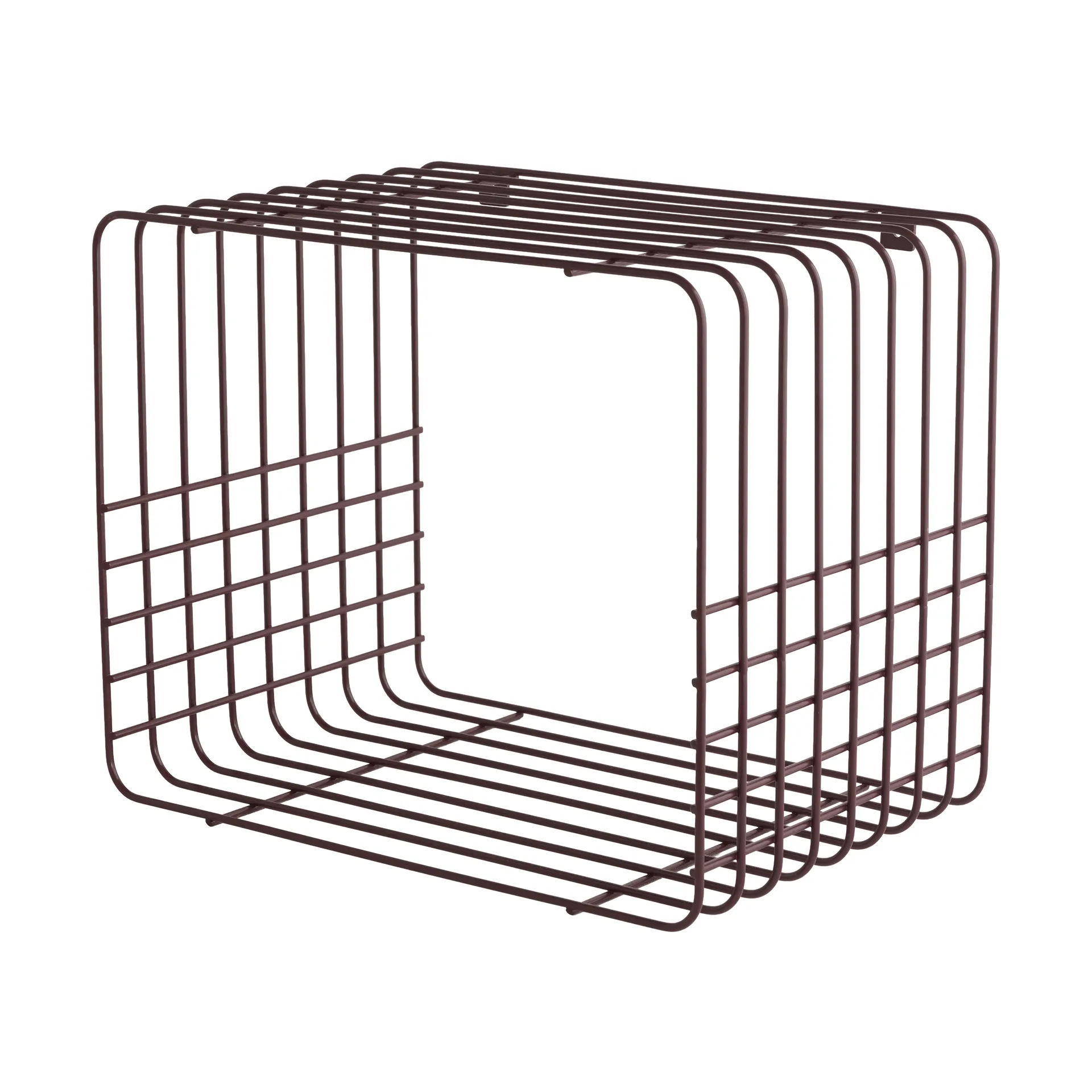 Estantería Wire, Short, rojo, 26x38x30,5 cm Mette Ditmer