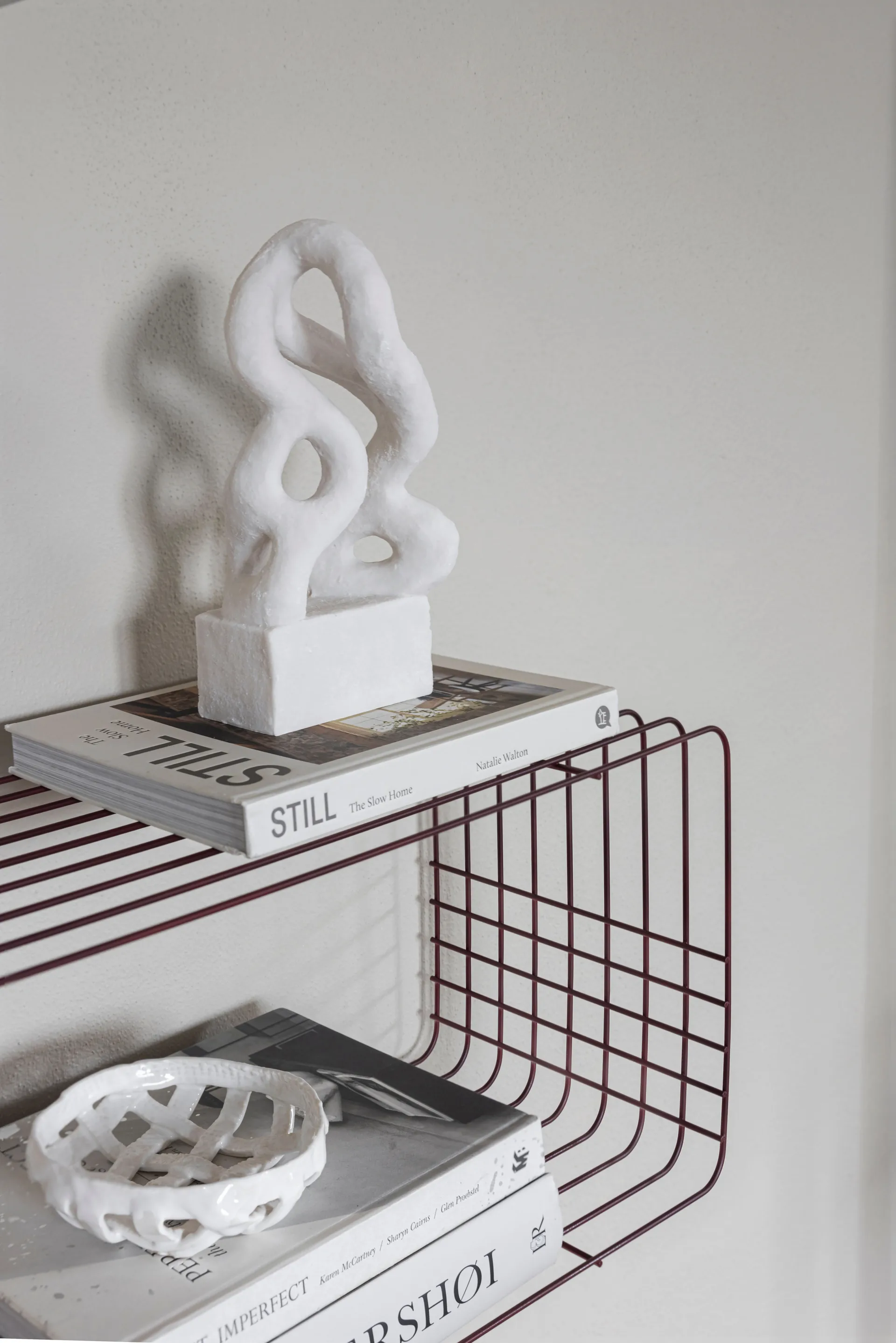 Estantería Wire, Wine, 31 × 70 × 26 cm Mette Ditmer