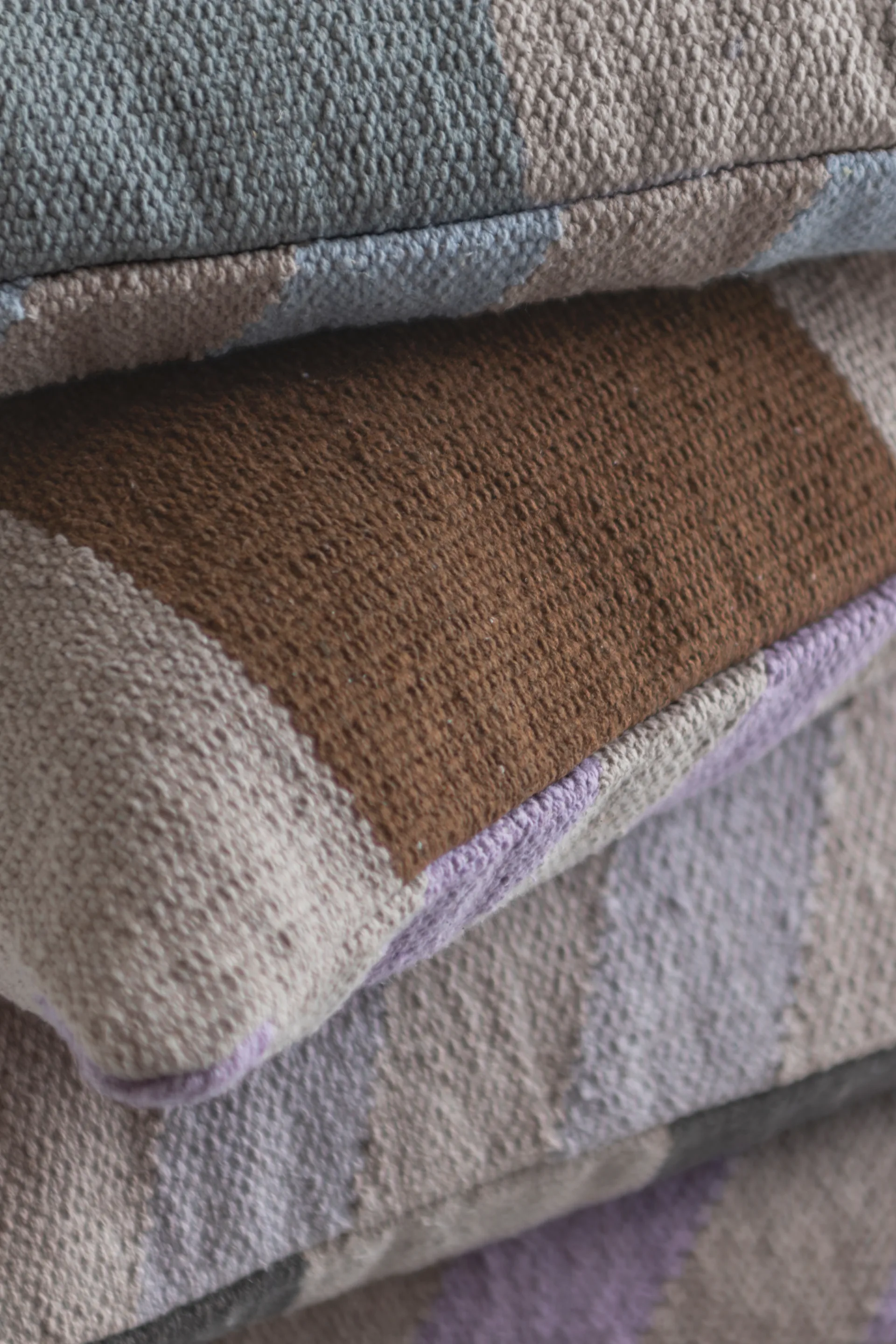 Funda de cojín Across kelim, Light lilac, 40x60 cm Mette Ditmer