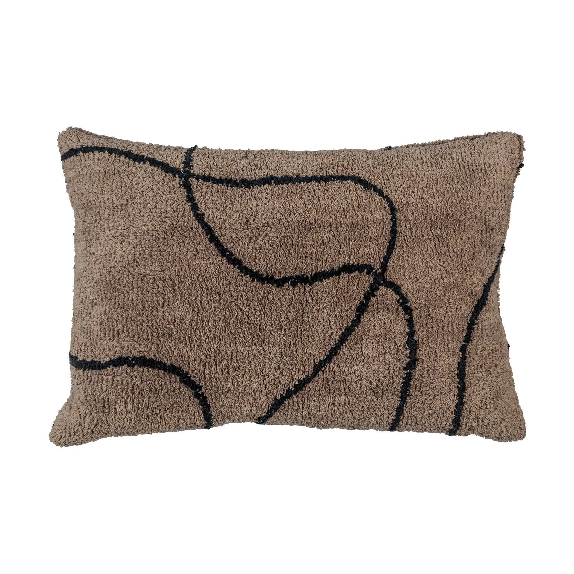 Funda de cojín con relieve Shadow 40x60 cm, Brown Mette Ditmer