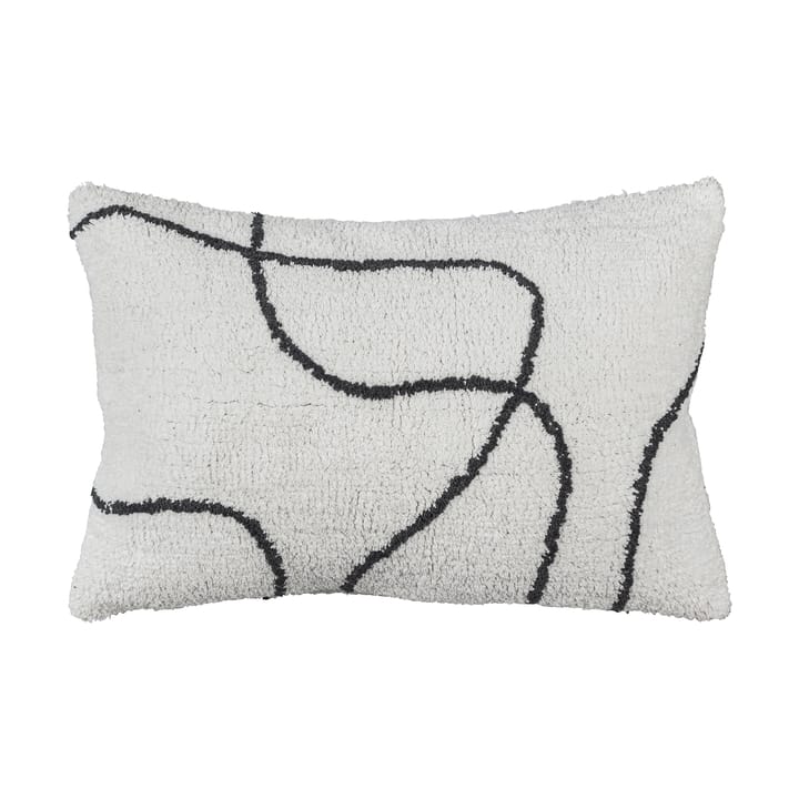 Funda de cojín con relieve Shadow 40x60 cm - Off-white - Mette Ditmer