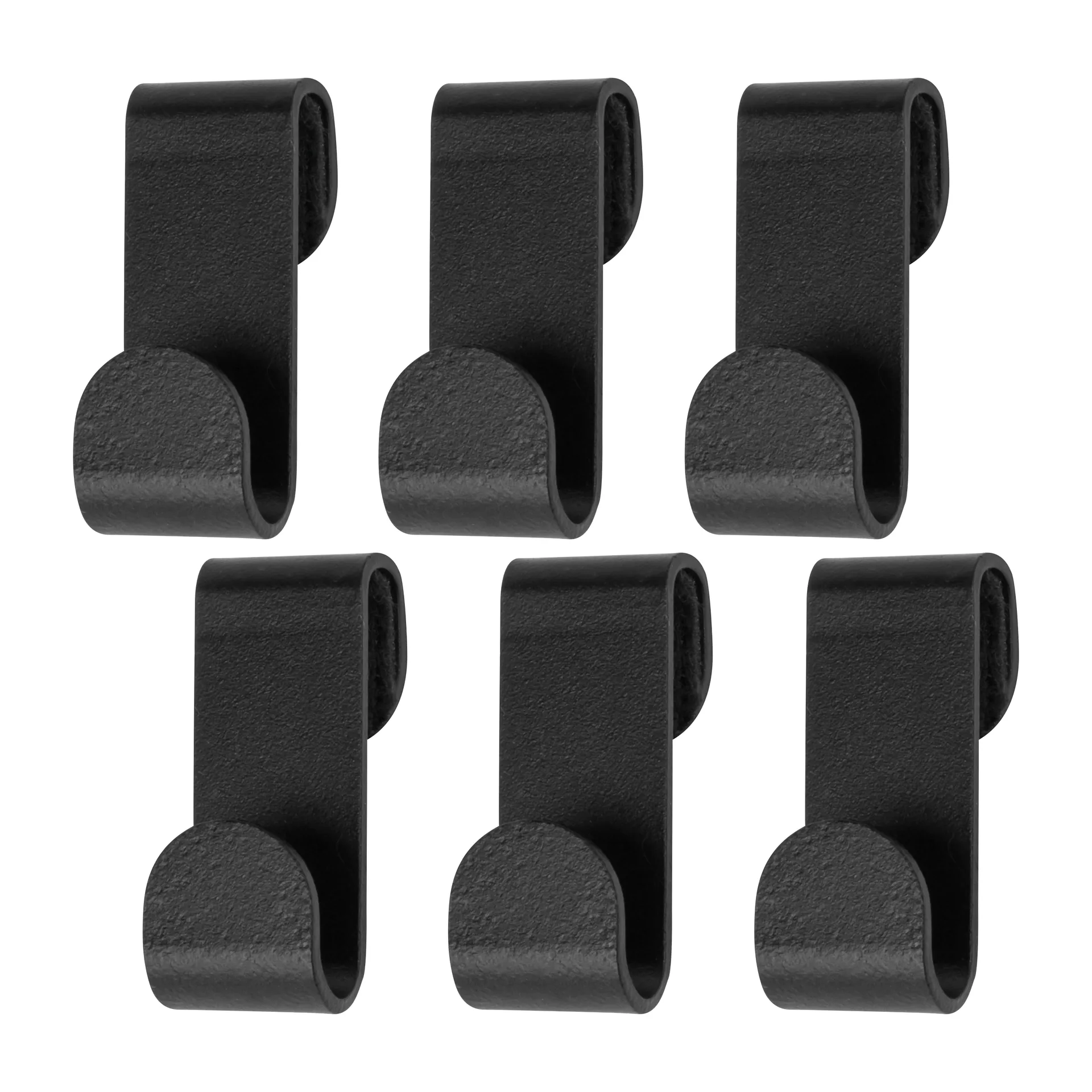 Gancho Carry, 6 unidades, Negro Mette Ditmer