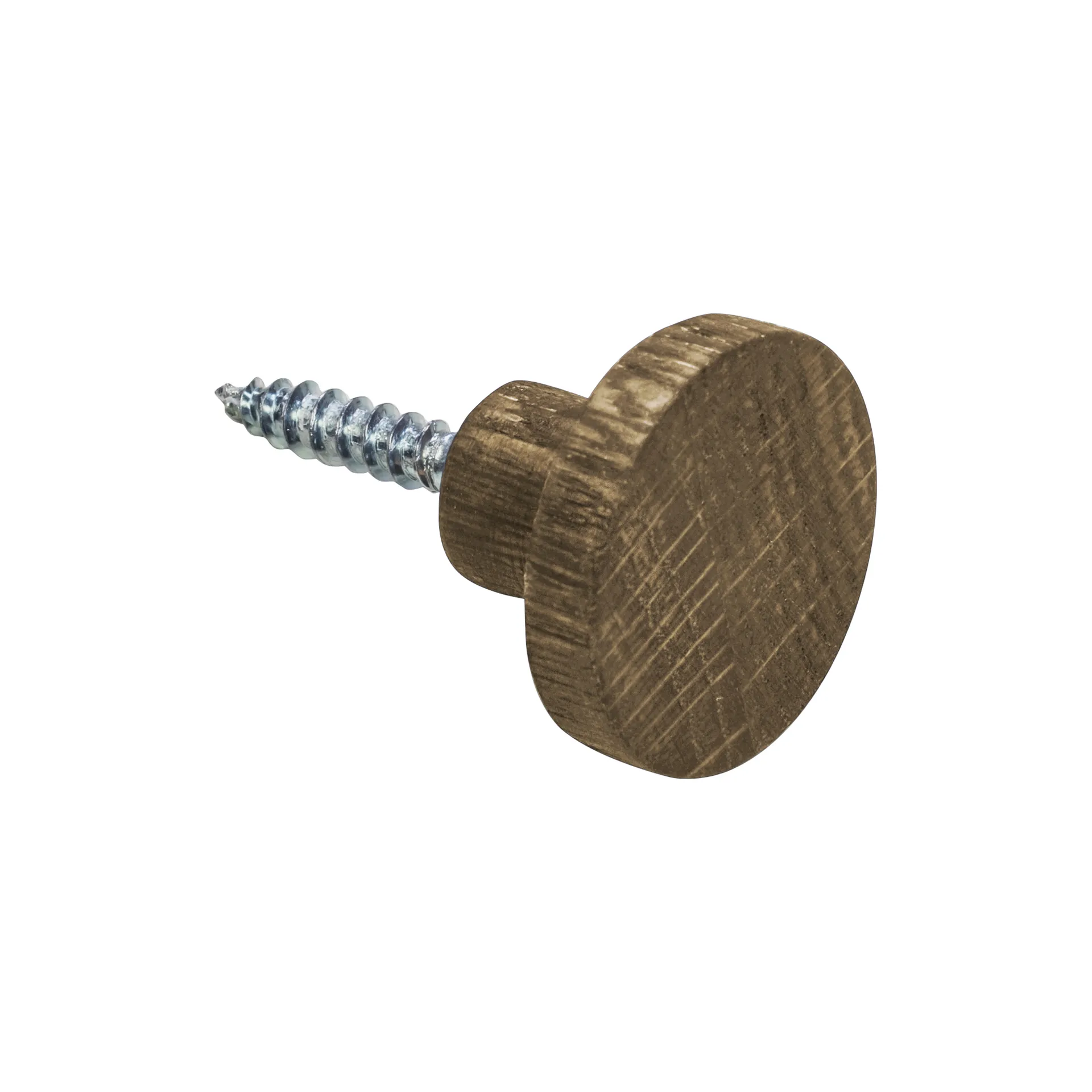 Gancho corto Point, 2 unidades, Roble tratado oscuro Mette Ditmer