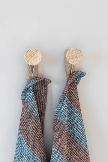 Gancho corto Point, 2 unidades - Roble - Mette Ditmer