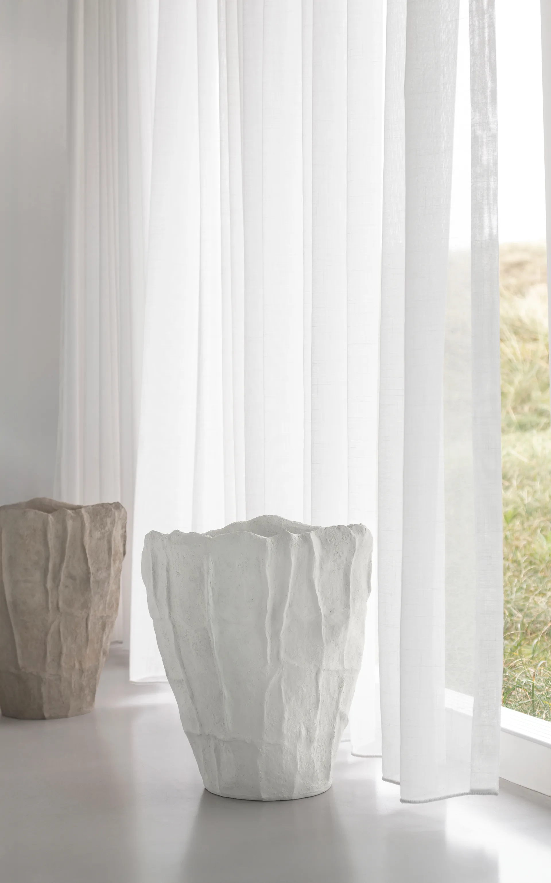 Jarrón Art piece artistic 33,5 cm, Off-white Mette Ditmer