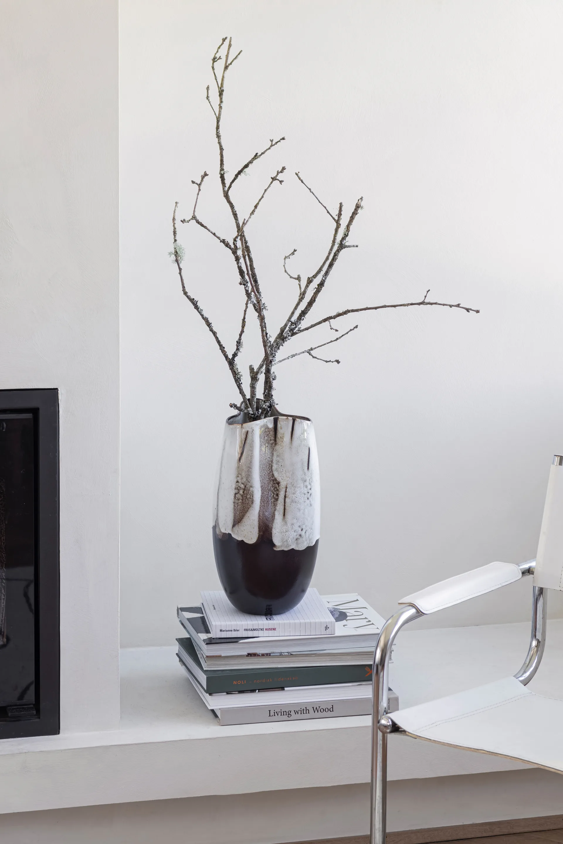 Jarrón large By Hand 38,5 cm, Off-white Mette Ditmer