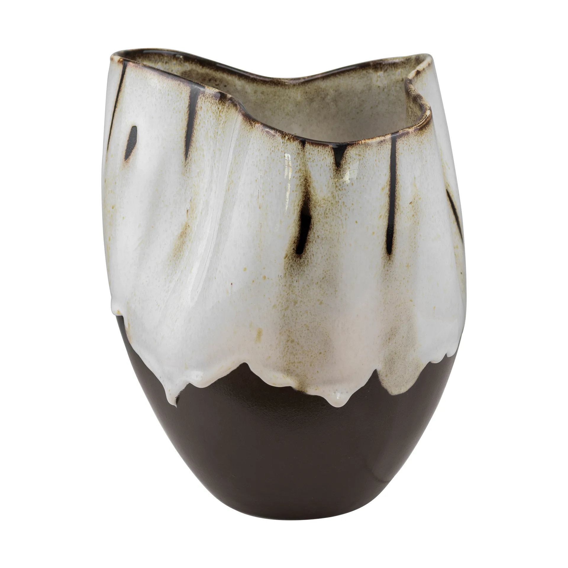 Jarrón small By Hand 24,5 cm, Off-white Mette Ditmer