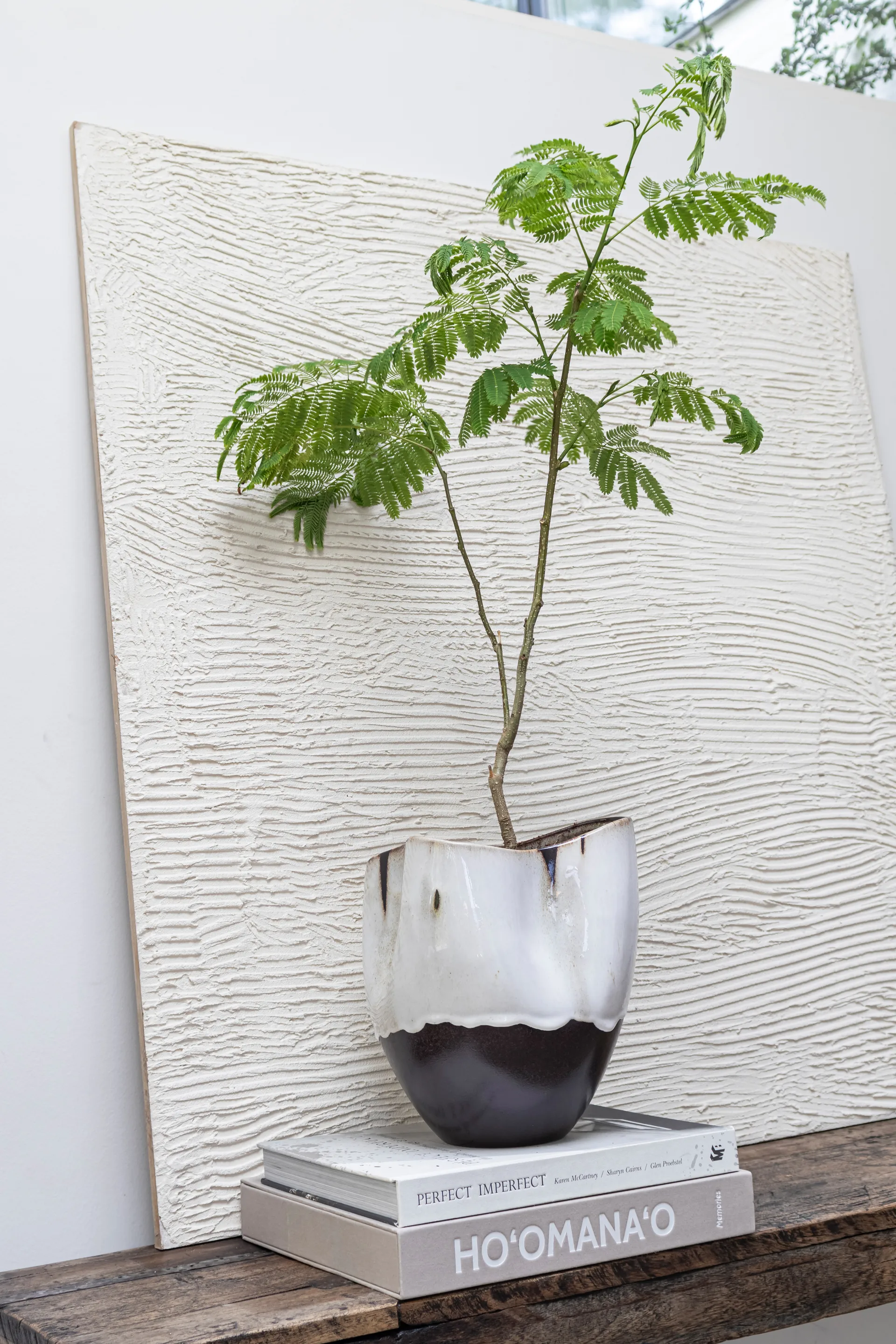 Jarrón small By Hand 24,5 cm, Off-white Mette Ditmer