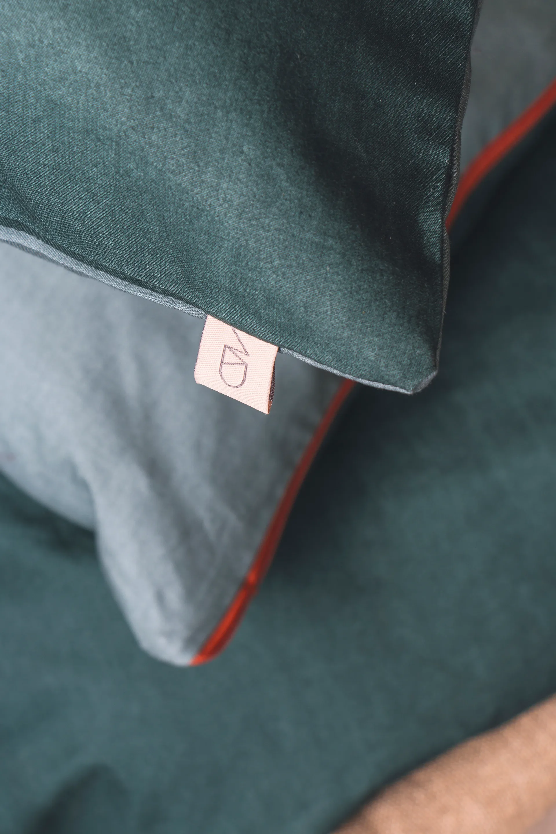 Juego de funda nórdica Shades 140x200 cm, verde Mette Ditmer