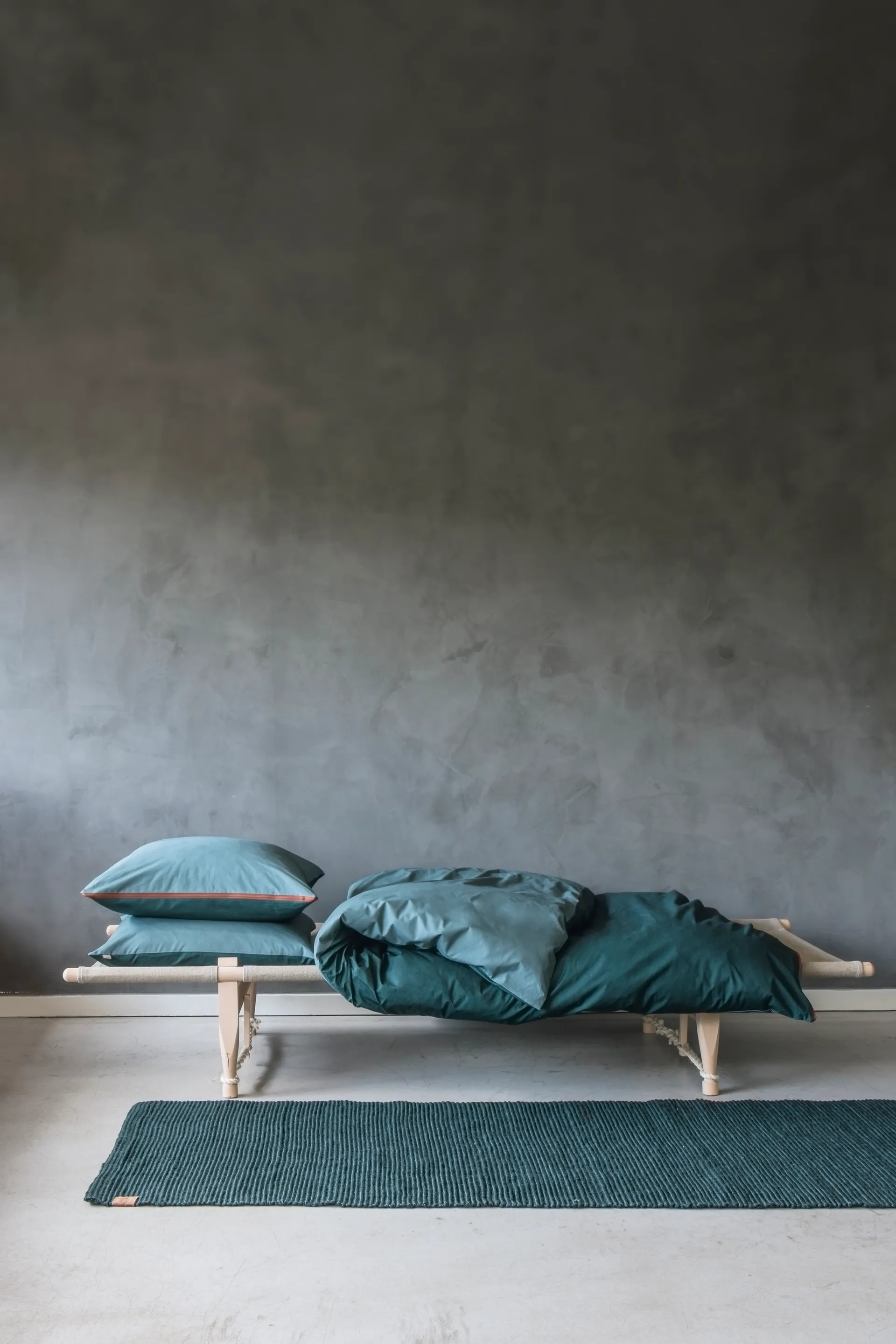 Juego de funda nórdica Shades 140x220 cm, verde Mette Ditmer