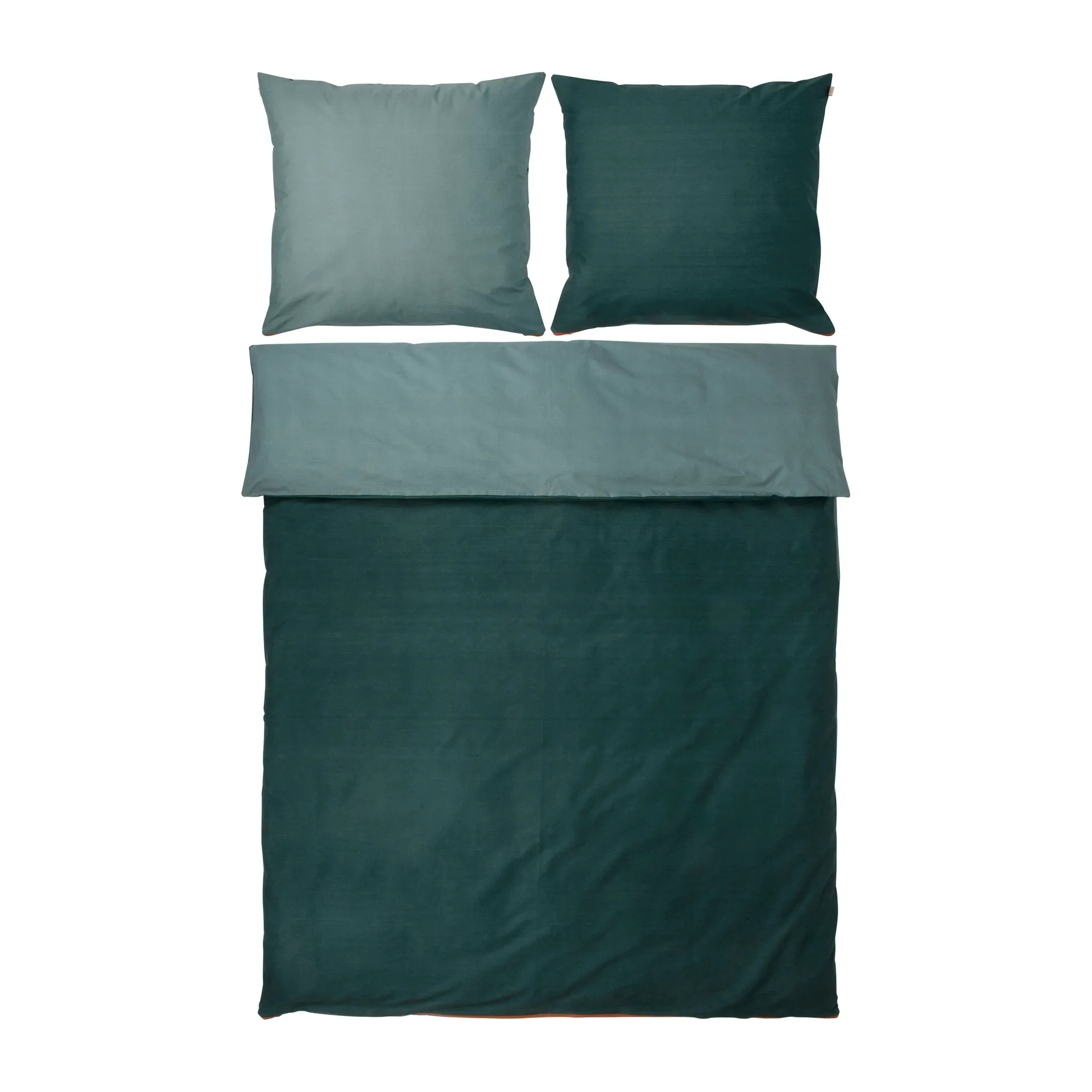 Juego de funda nórdica Shades 150x210 cm, verde Mette Ditmer