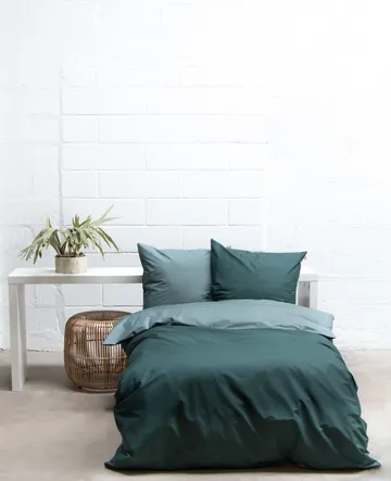 Juego de funda nórdica Shades 150x210 cm - verde - Mette Ditmer