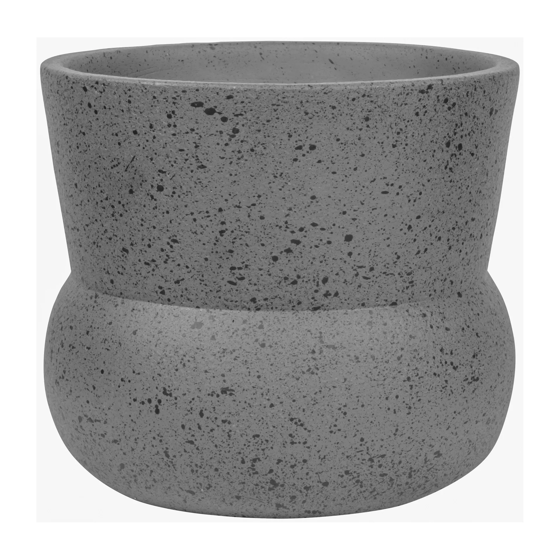 Maceta Stone Ø17 cm, Grey Mette Ditmer