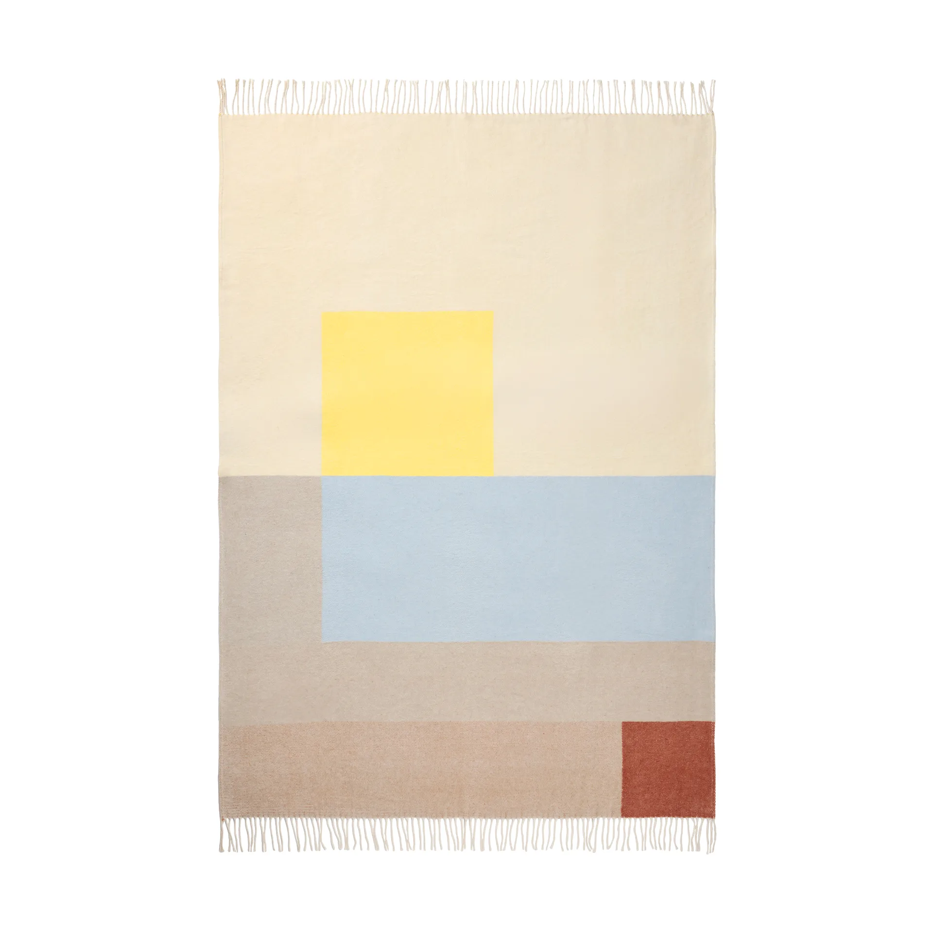 Manta Brick 125x190 cm, Light yellow Mette Ditmer