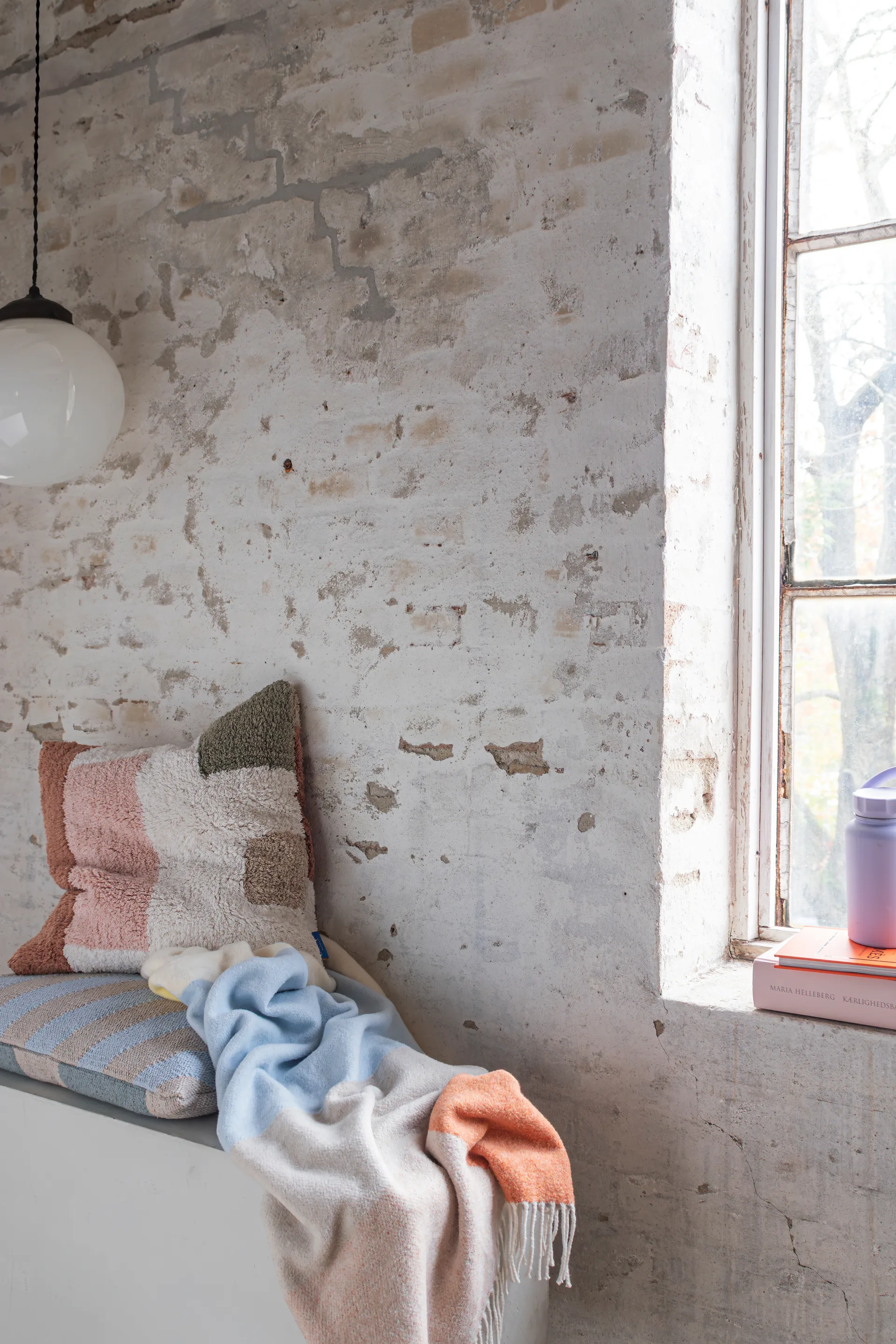 Manta Brick 125x190 cm, Light yellow Mette Ditmer