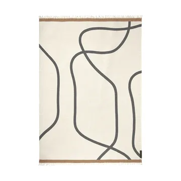 Manta Shadow - Off-white-grey, 130x175 cm - Mette Ditmer