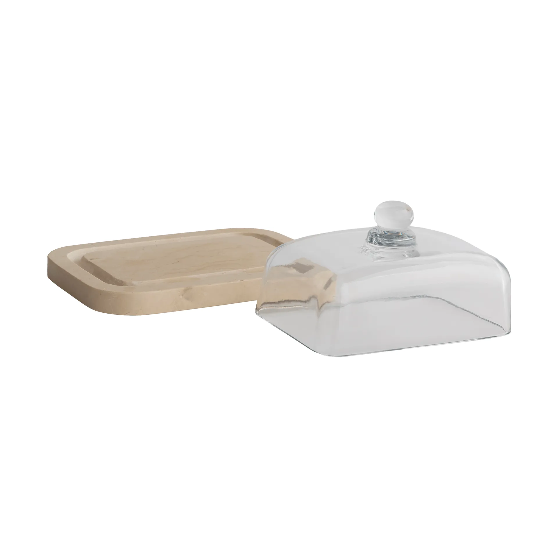 Mantequera Marble, Beige, 14 x 19,5 x 10,5 cm Mette Ditmer