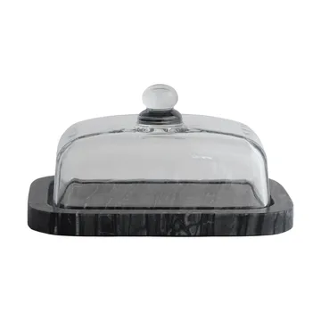 Mantequera Marble - Black-Grey (negro gris), 14x19,5x10,5 cm - Mette Ditmer