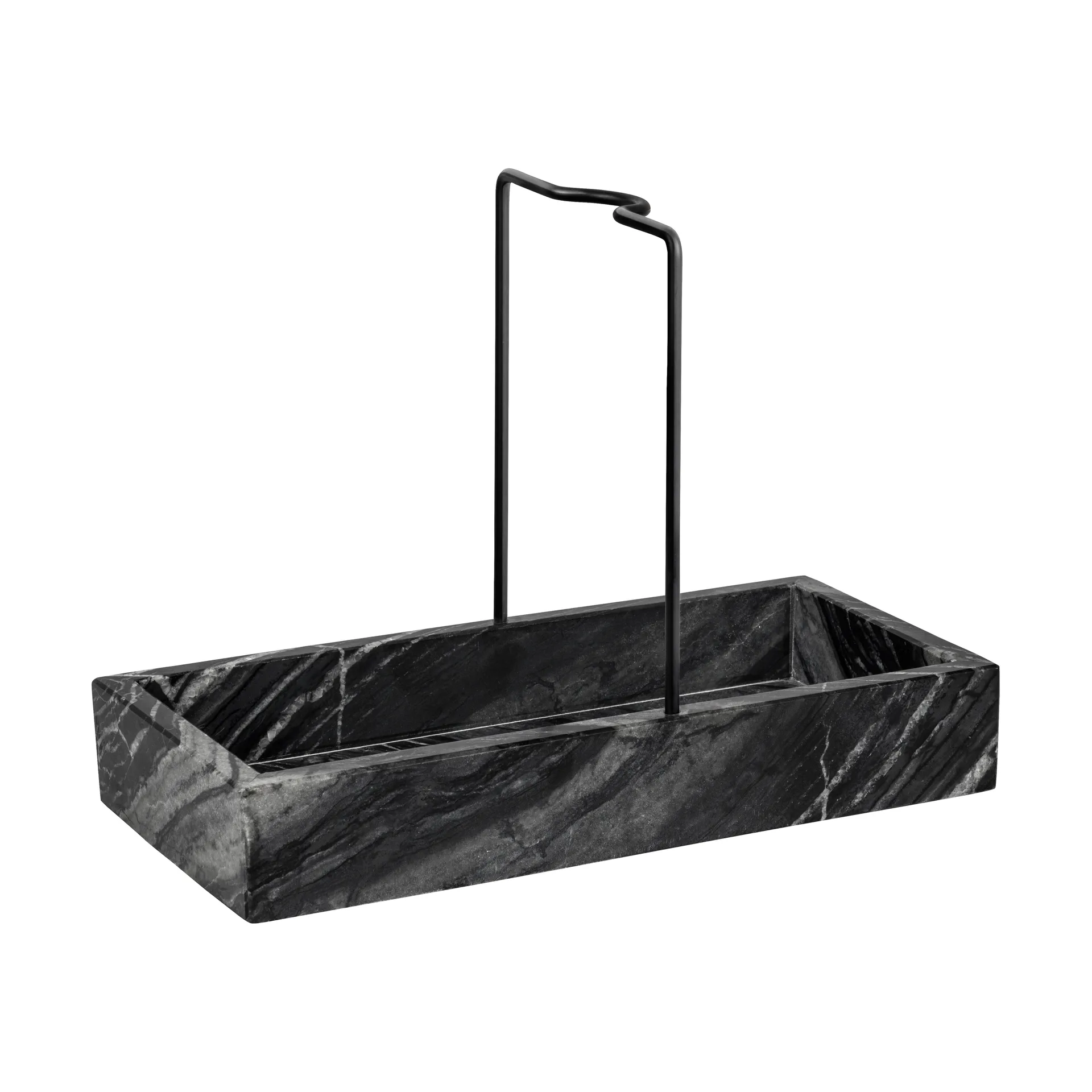 Organizador de encimera Marble 12x23,5 cm, Black-grey Mette Ditmer