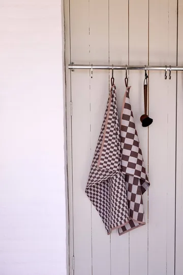 Paño de cocina Mini-Max 2-pack - Brown (marrón), 50x70 cm - Mette Ditmer