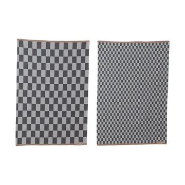 Paño de cocina Mini-Max 2-pack - Grey (gris), 50x70 cm - Mette Ditmer