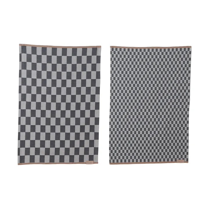 Paño de cocina Mini-Max 2-pack - Grey (gris), 50x70 cm - Mette Ditmer