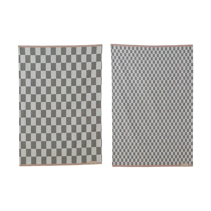Paño de cocina Mini-Max 2-pack - Grey (gris), 50x70 cm - Mette Ditmer
